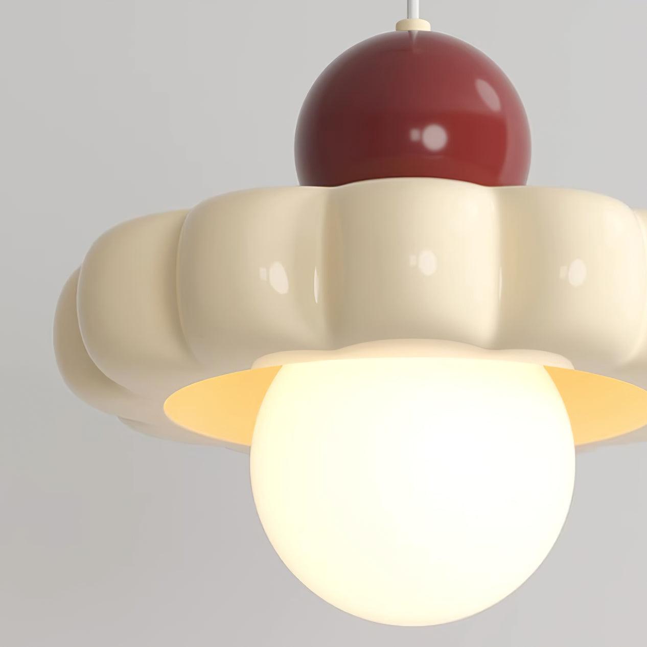 Norda | Noordse Geribbelde Koepel Hangende Globe Lamp