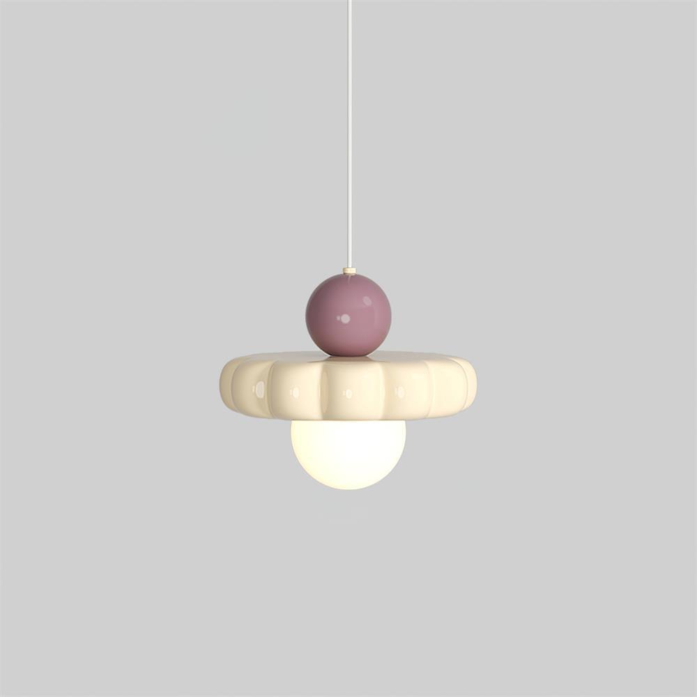 Norda | Noordse Geribbelde Koepel Hangende Globe Lamp