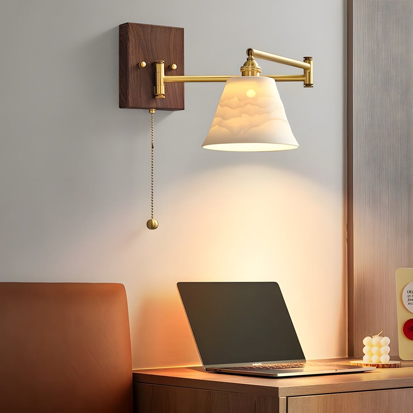 Kalythos | Moderne gesculpteerde hoekige keramische wandlamp