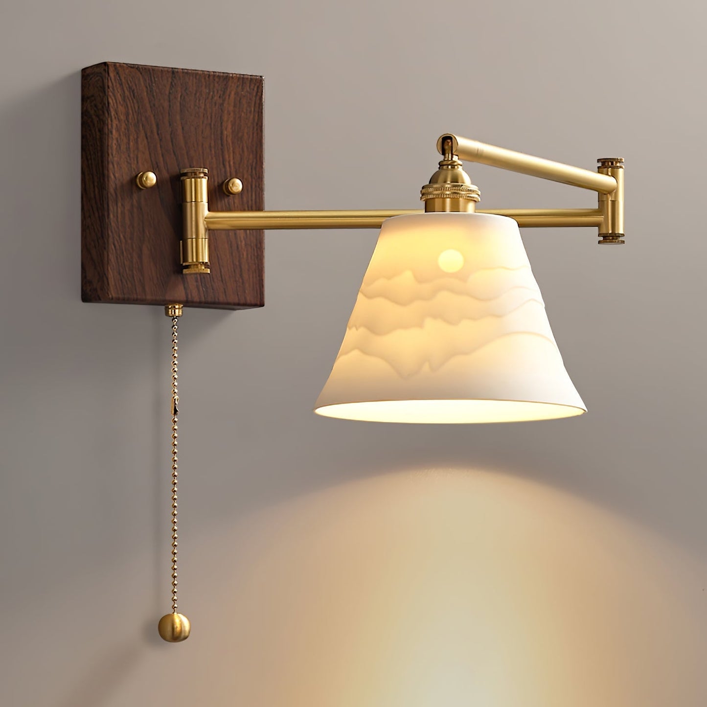 Kalythos | Moderne gesculpteerde hoekige keramische wandlamp