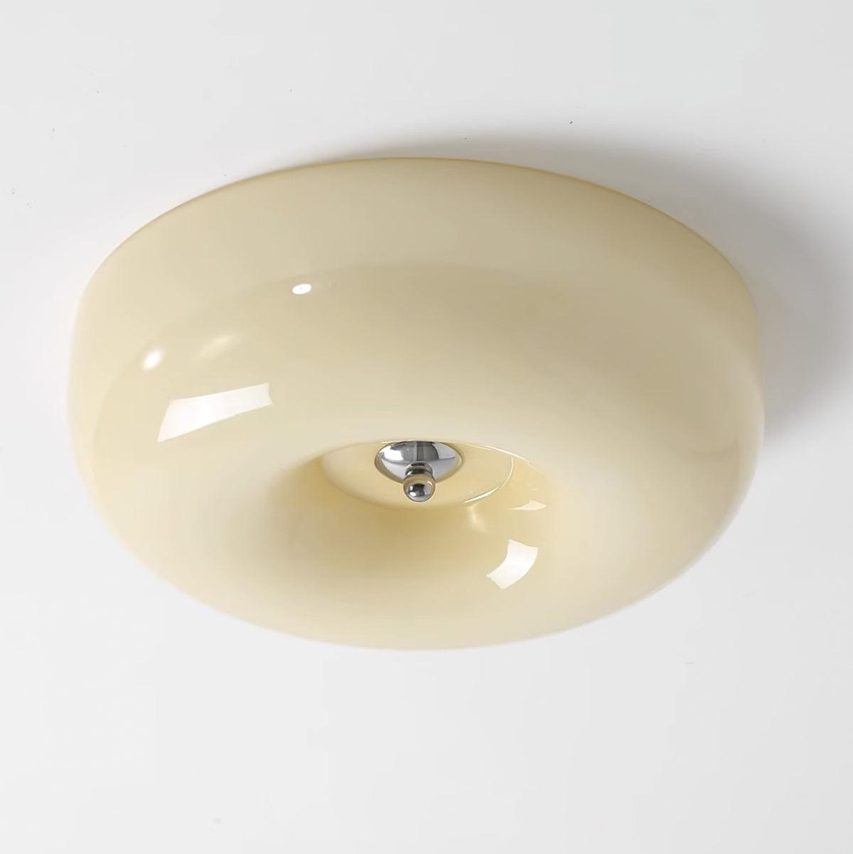 Belvonte | Ronde matglazen opbouw plafondlamp