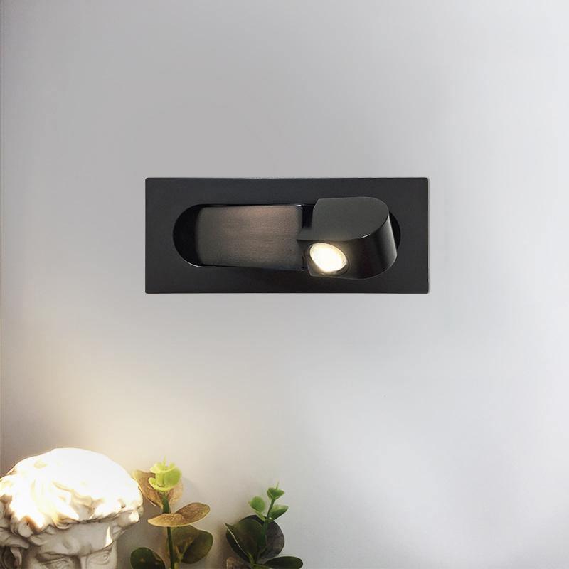Alsvik | Minimalistische Draaibare Balk Geïntegreerde Lees Wandlamp