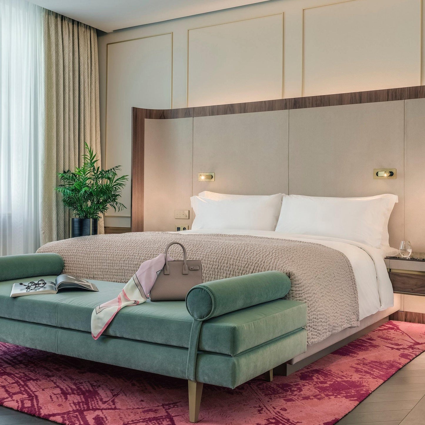 Solveinda | Lineaire Pop-Out Verstelbare Bedlees Wandlamp