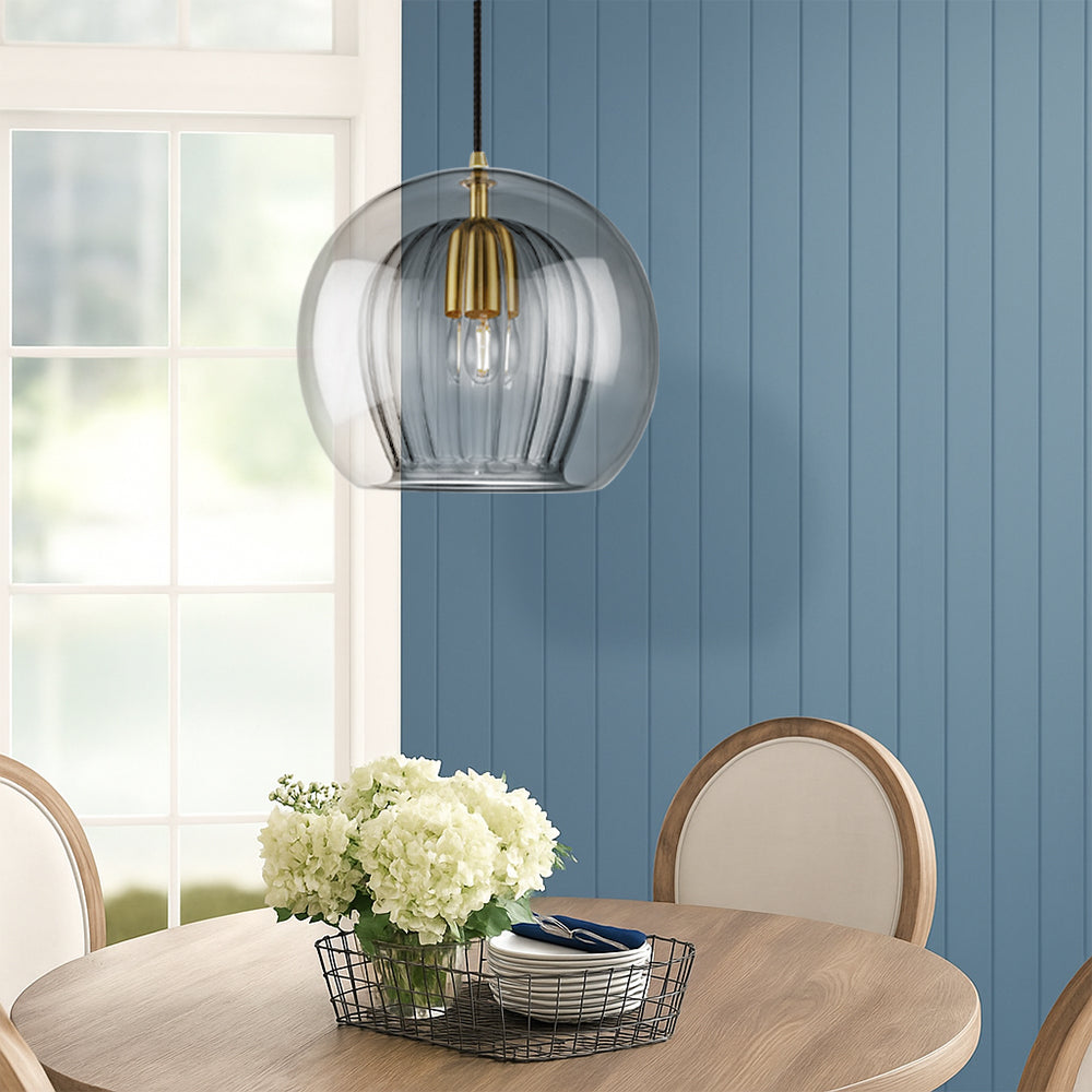 Lucia | Moderne Handgeblazen Glas Globe Hanglamp