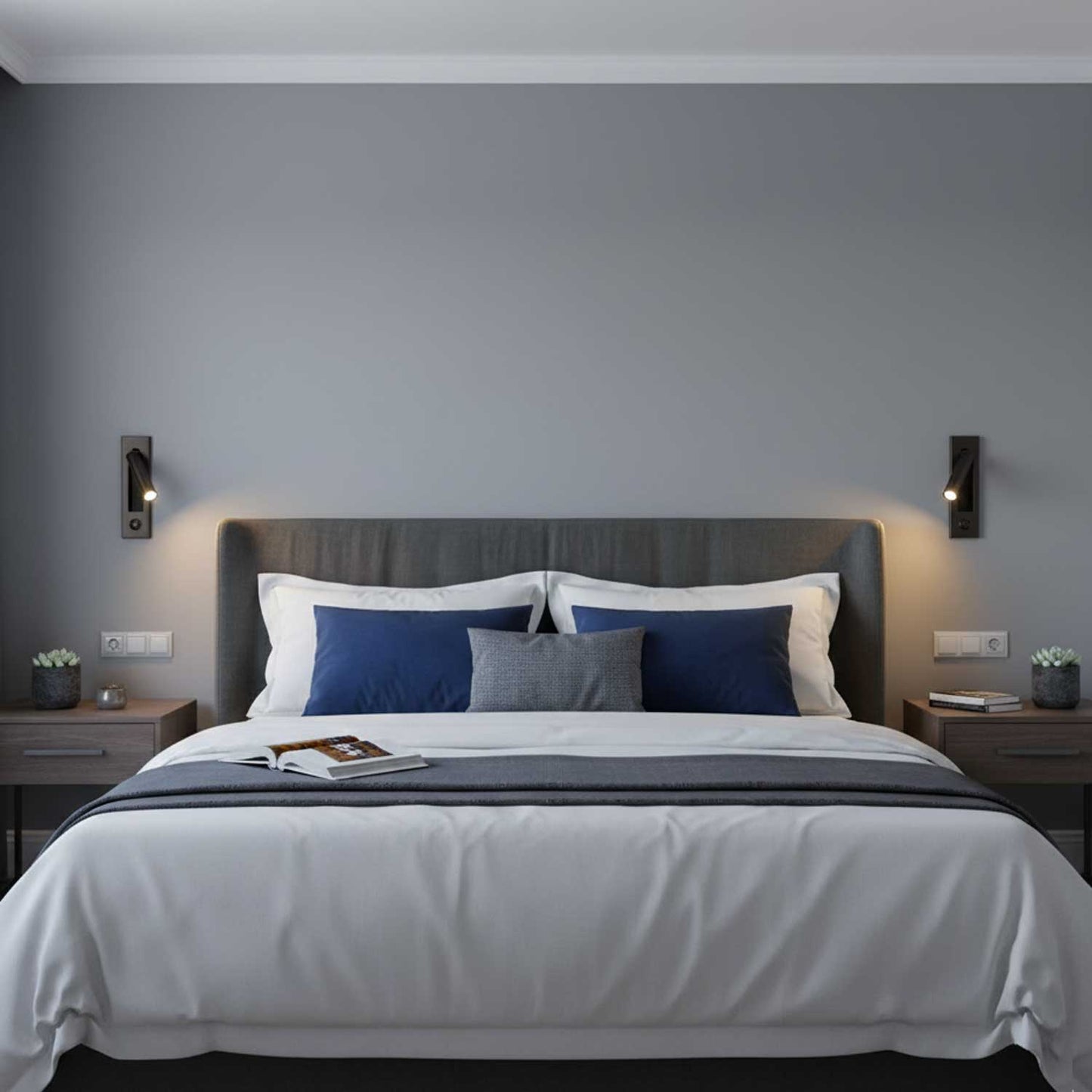 Vaelenor | Minimalistische Verborgen Uittrekbare Bedleeswandlamp