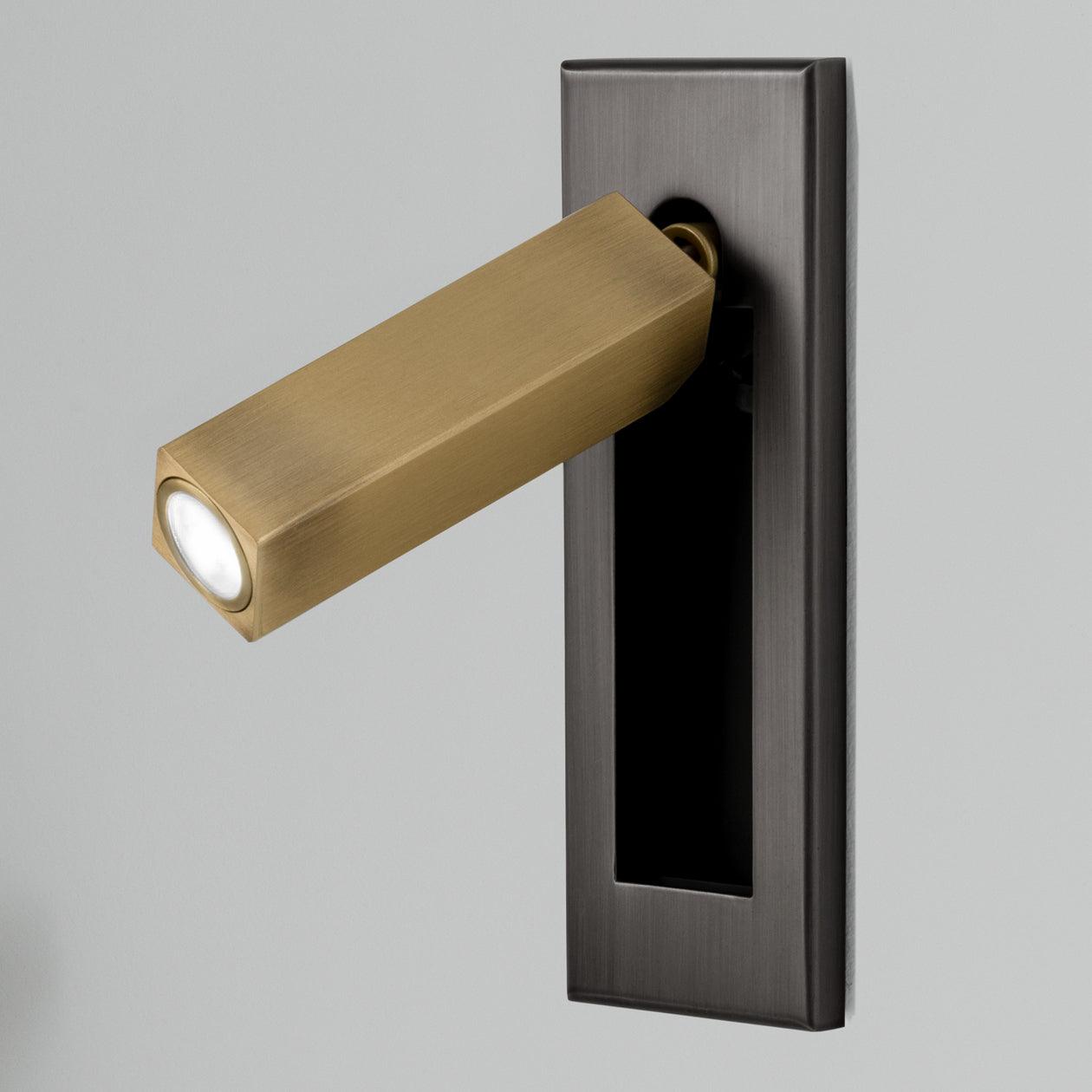 Vaelenor | Minimalistische Verborgen Uittrekbare Bedleeswandlamp