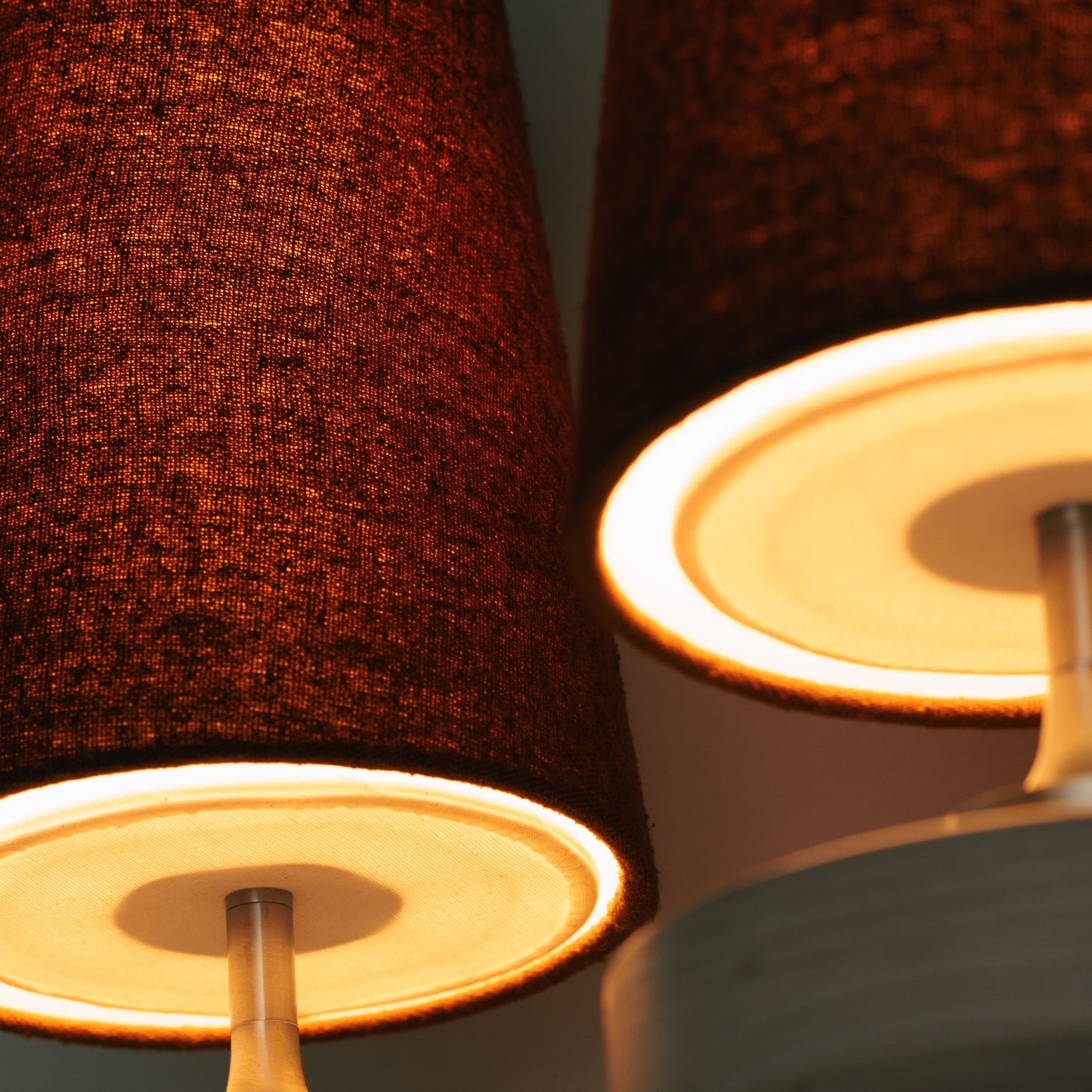 Alavari | Antiek Messing Geplooide Silhouet Stoffen Wandlamp