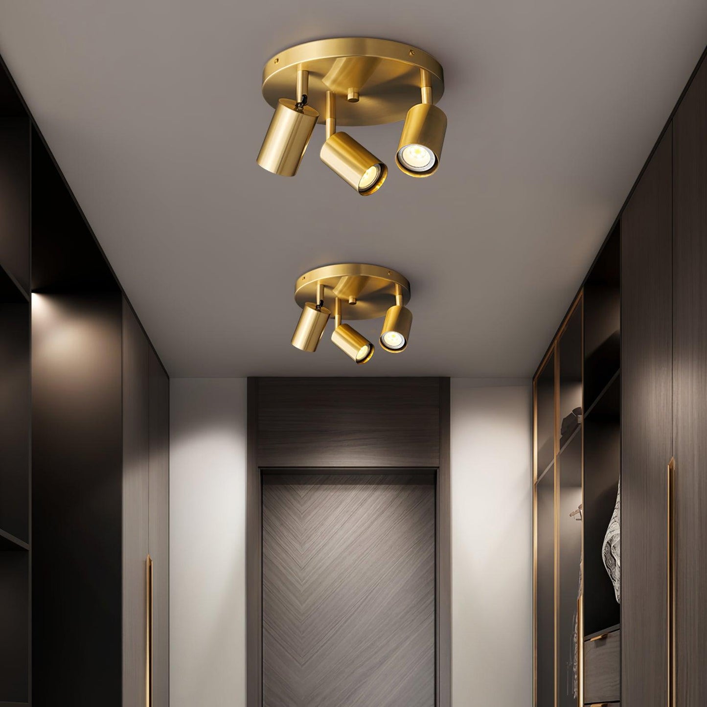 Kelspron | Ton silhouet rustieke geometrie multi-licht spot plafondlamp