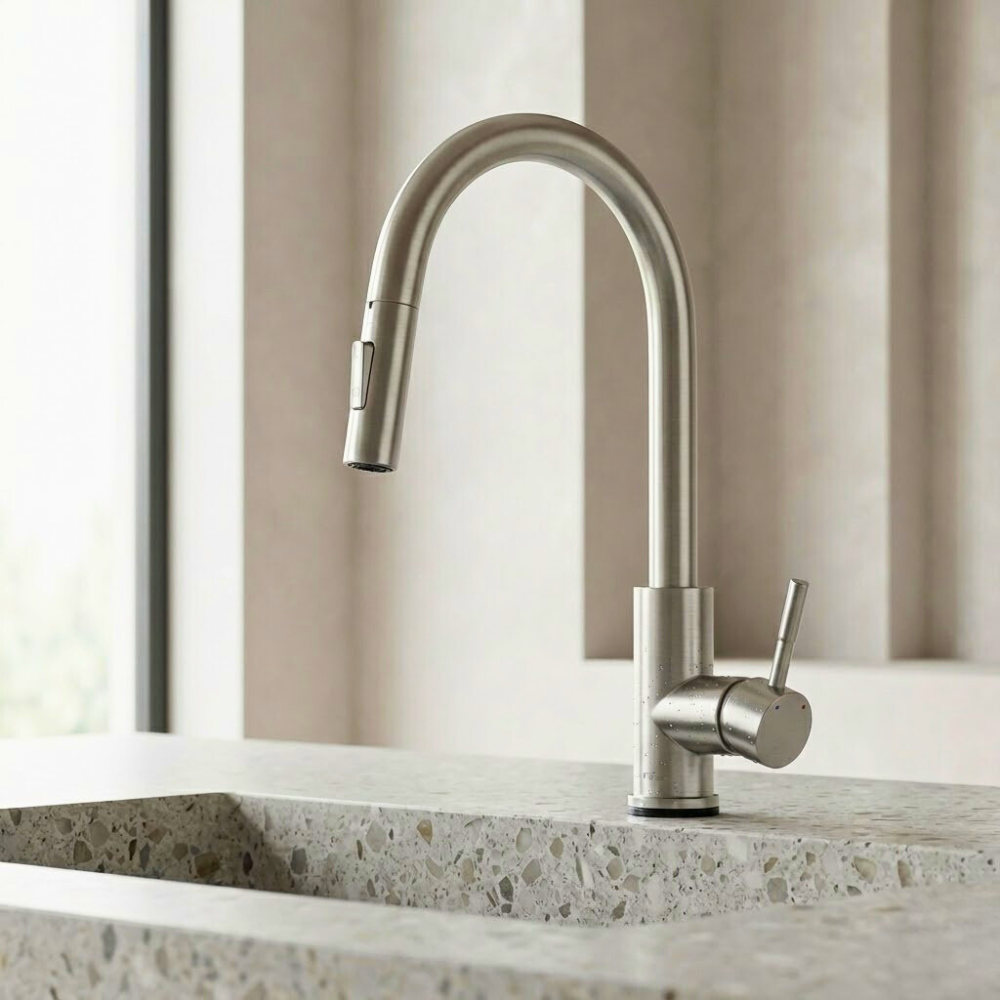 Auralux | Slimme Aanraak Keukenkraan met Uittrekbare Sprayer