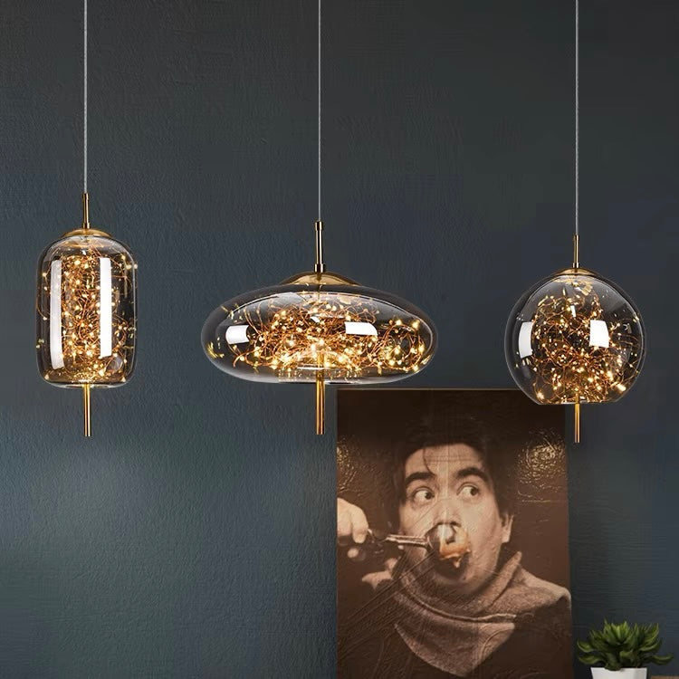 Astral | Nordic Sterrenachtige Glazen Hanglamp