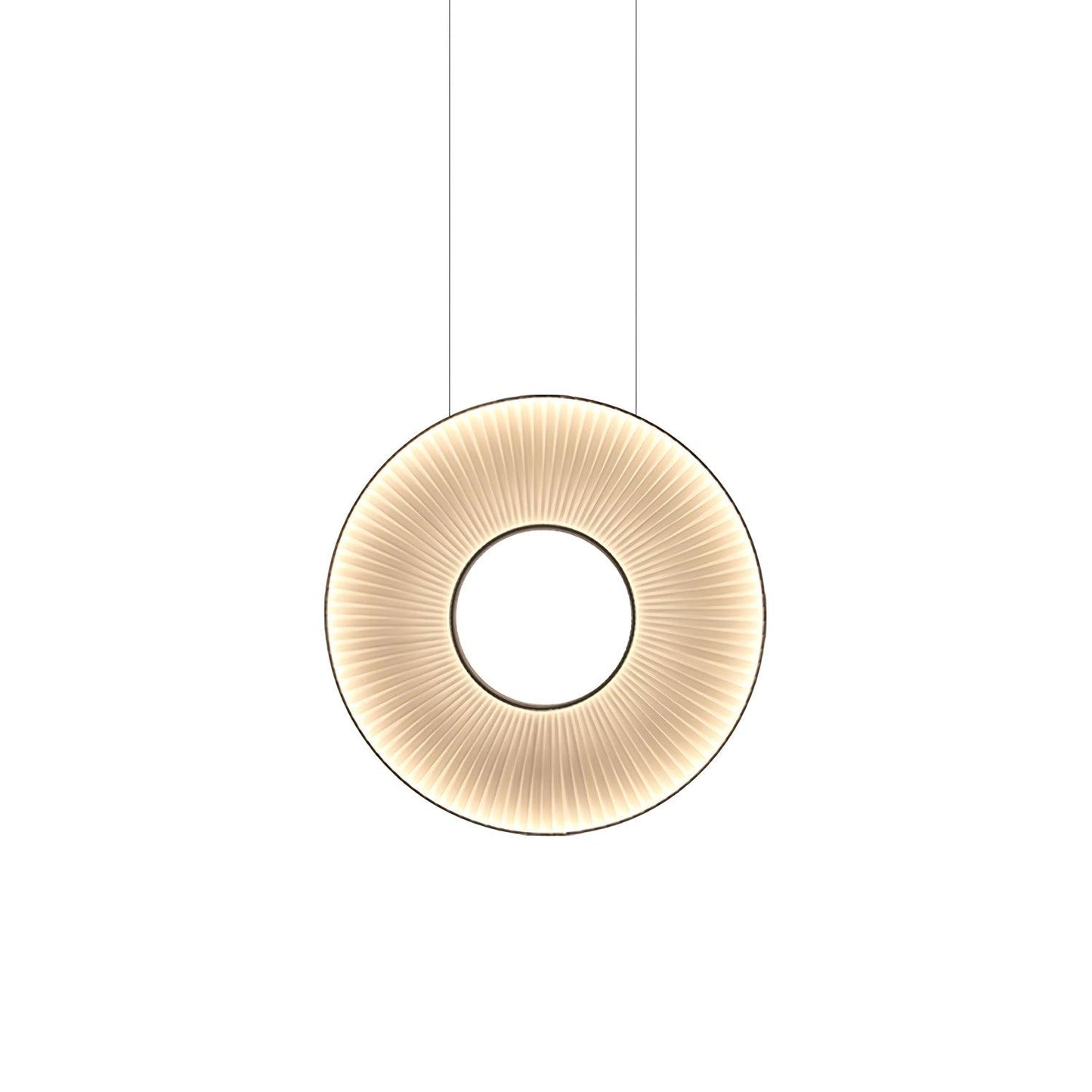 Elvandar | Geplooide Stof Architectonische Drijvende Hanglamp