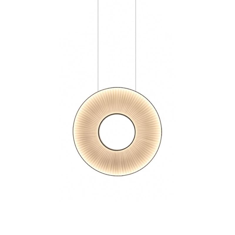 Elvandar | Geplooide Stof Architectonische Drijvende Hanglamp