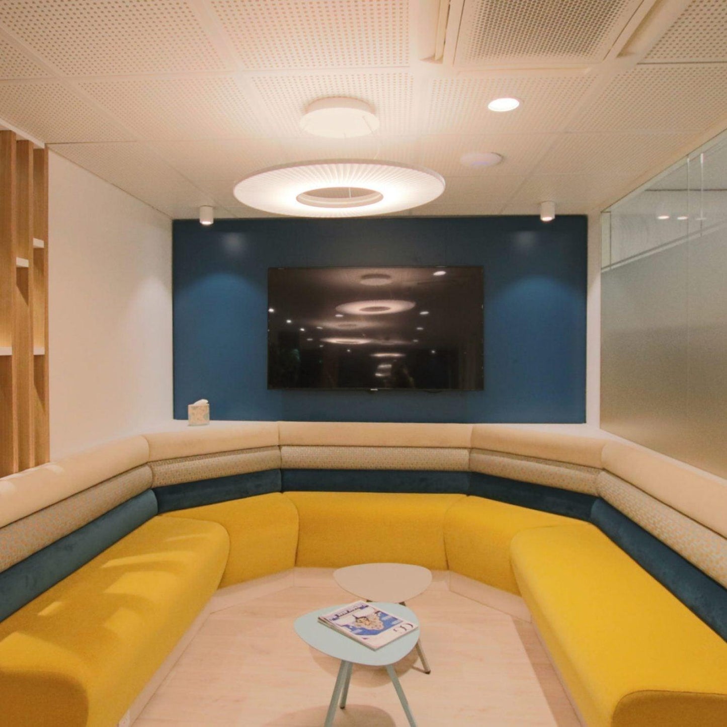 Elvandar | Geplooide Stof Architectonische Drijvende Hanglamp