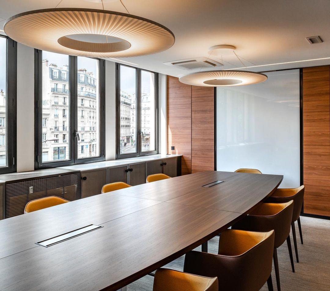 Elvandar | Geplooide Stof Architectonische Drijvende Hanglamp