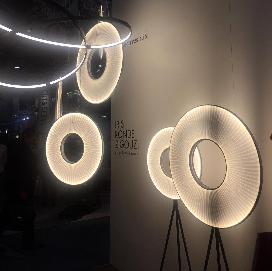 Elvandar | Geplooide Stof Architectonische Drijvende Hanglamp