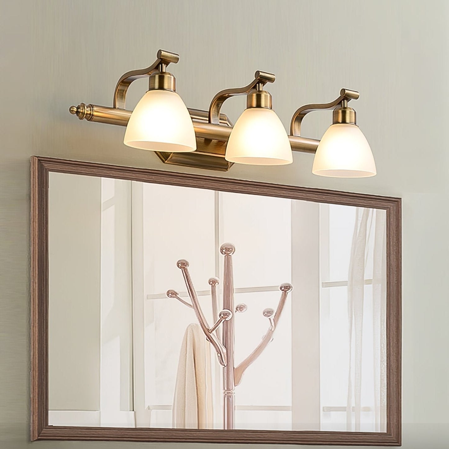 Luvidior | Gegraveerd Ribbelglas Boogvorm Luxe Wandlamp