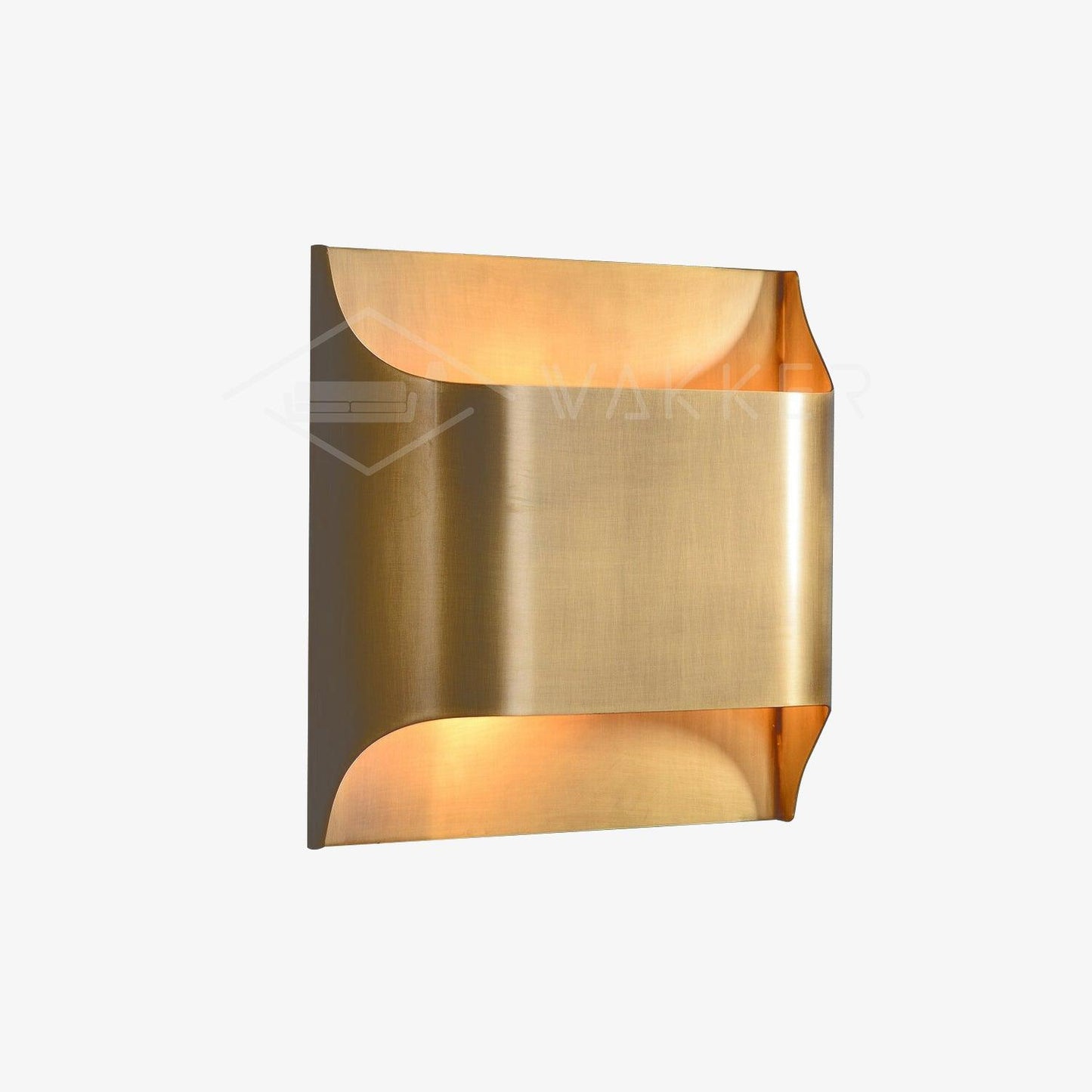 Kestrelon | Slanke silhouet geometrische messing wandlamp