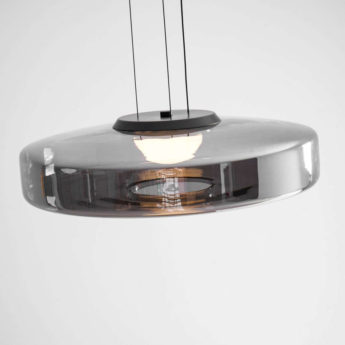 Kyntalor | Gelaagde Cirkelvormige Artistieke Glazen Hanglamp
