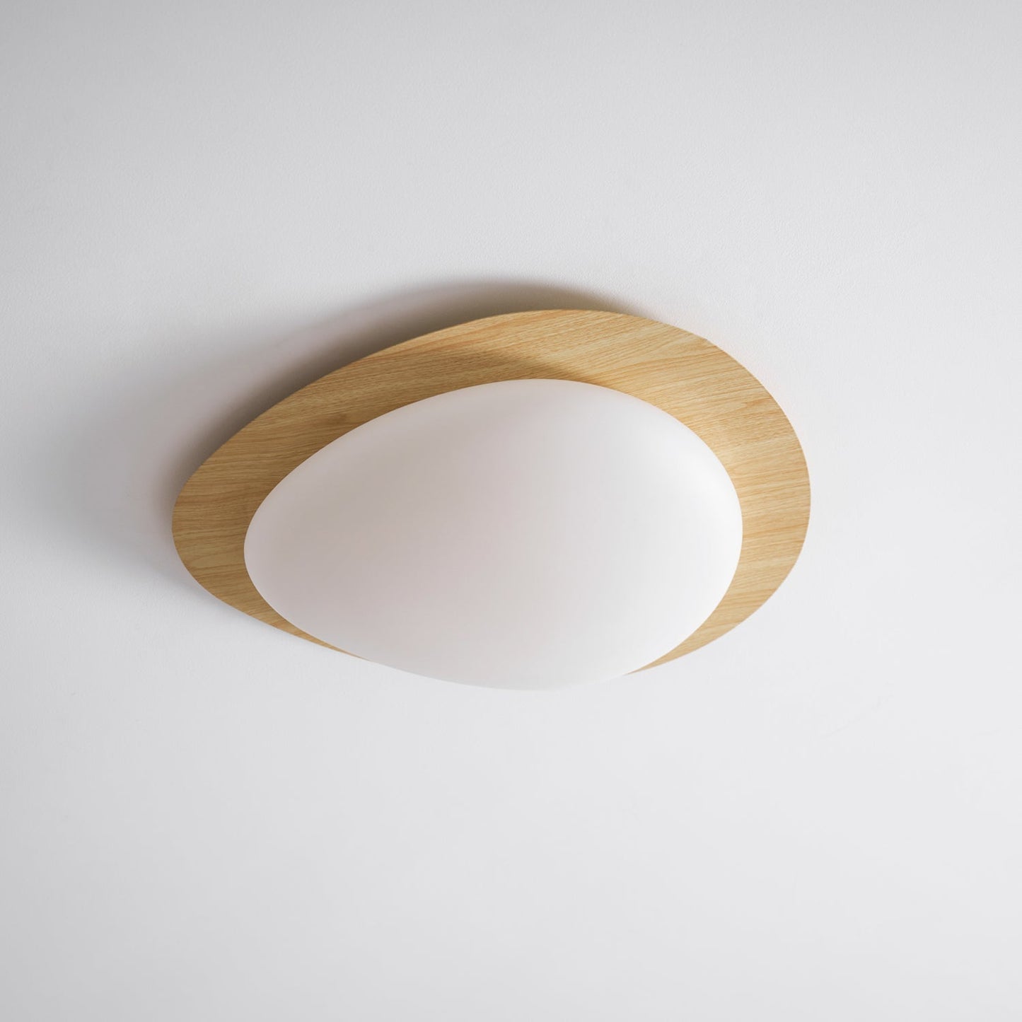 Elenorris | Sculpturale Kiezel Silhouet Opbouw Plafondlamp