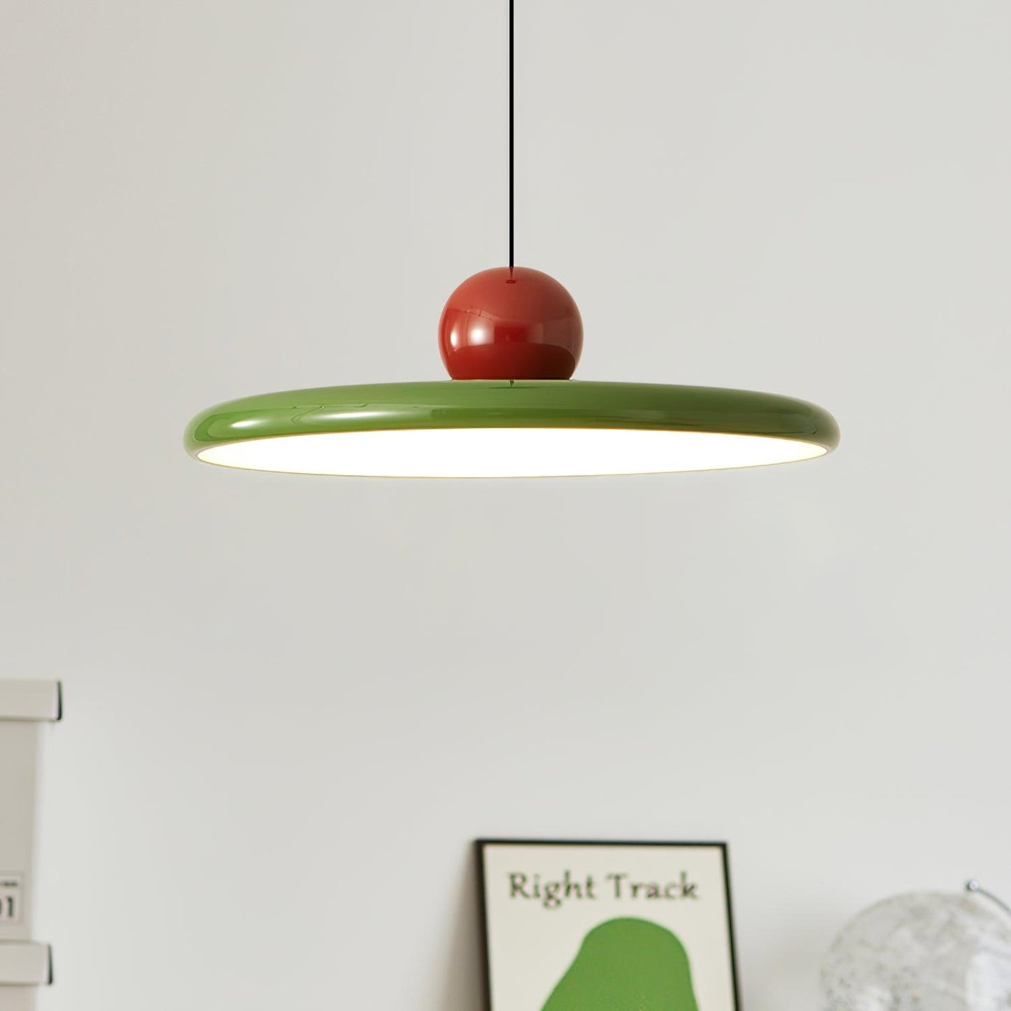 Belvador | Geometrische cirkelvormige silhouet zwevende hanglamp