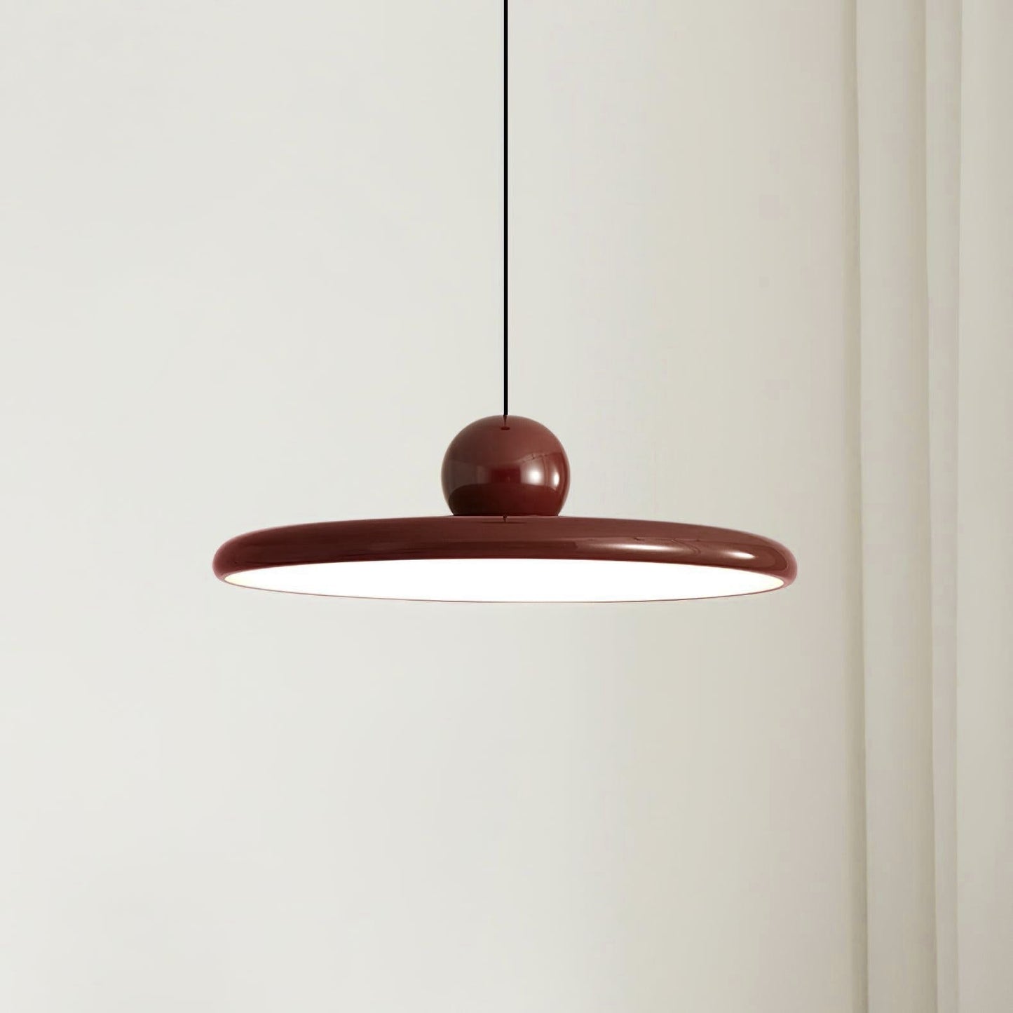 Belvador | Geometrische cirkelvormige silhouet zwevende hanglamp