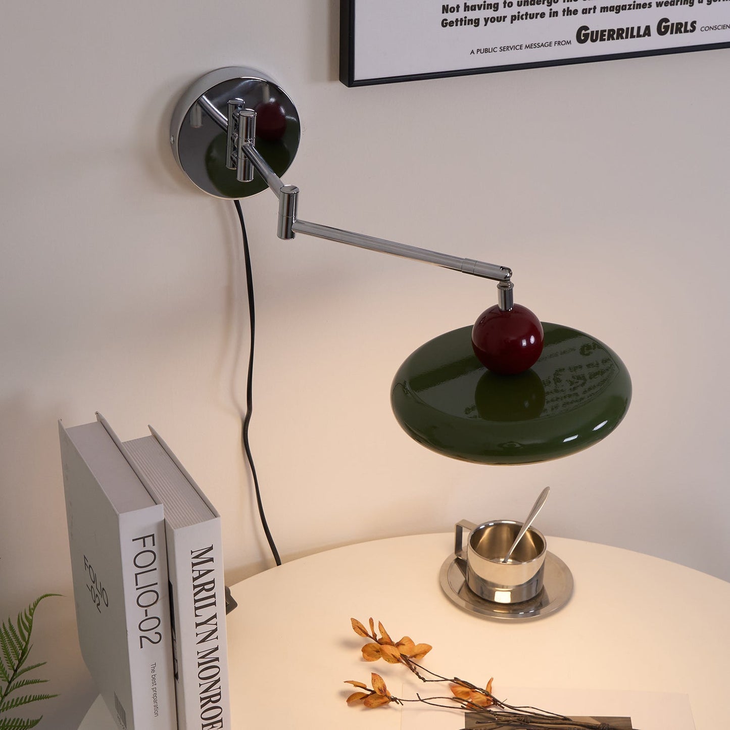 Zondrak | Geometrische Ronde Schotel Gemonteerde Accent Wandlamp