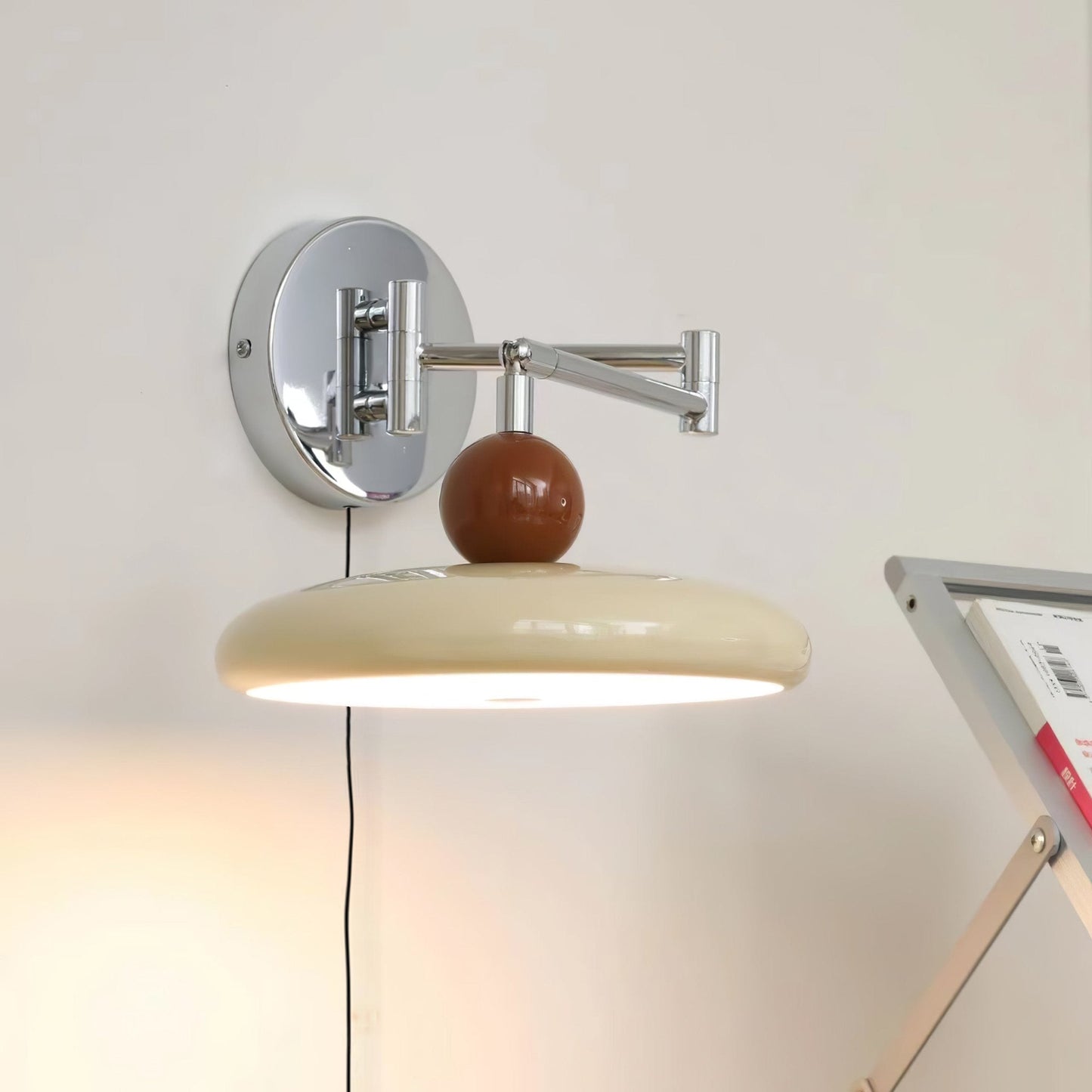 Zondrak | Geometrische Ronde Schotel Gemonteerde Accent Wandlamp
