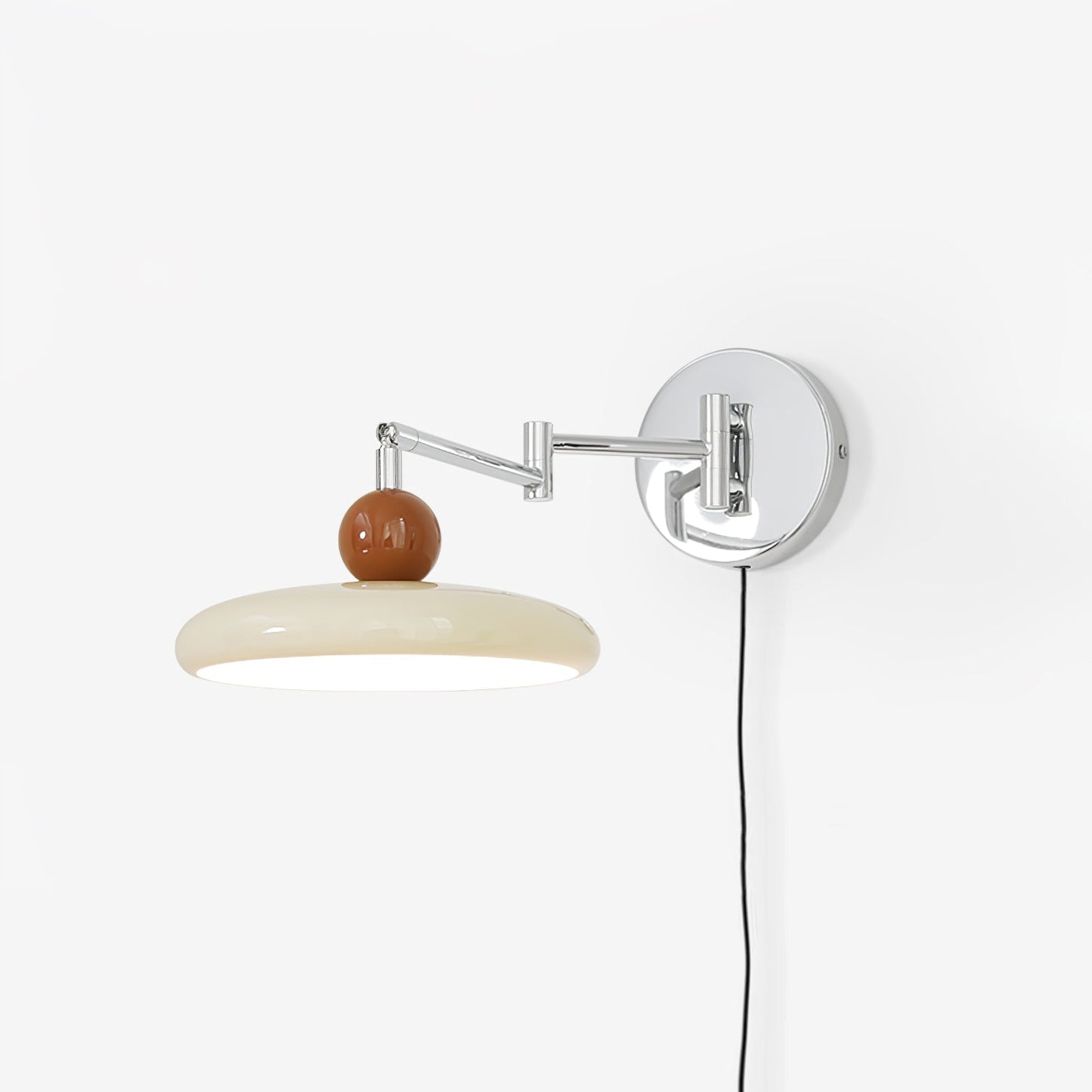 Zondrak | Geometrische Ronde Schotel Gemonteerde Accent Wandlamp