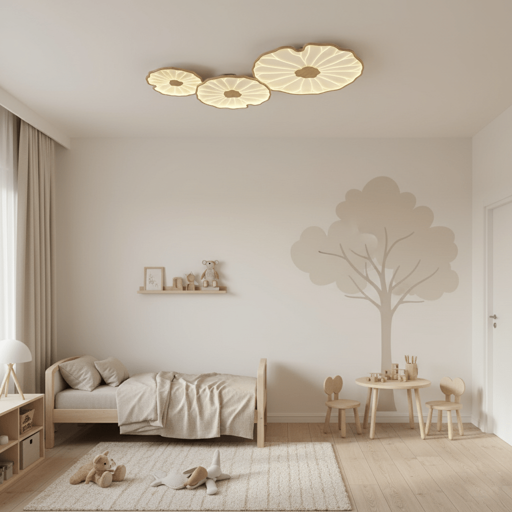 Zoltaria | Organische Gebogen Bladblad Opbouw Plafondlamp
