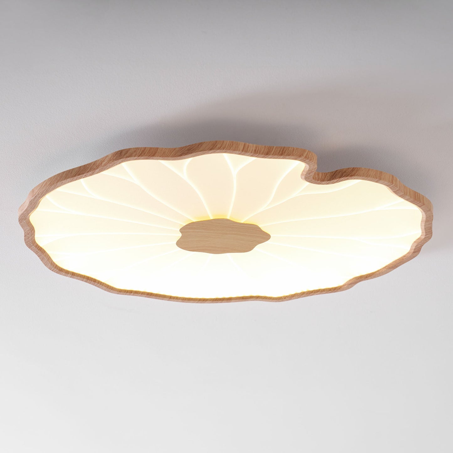 Zoltaria | Organische Gebogen Bladblad Opbouw Plafondlamp