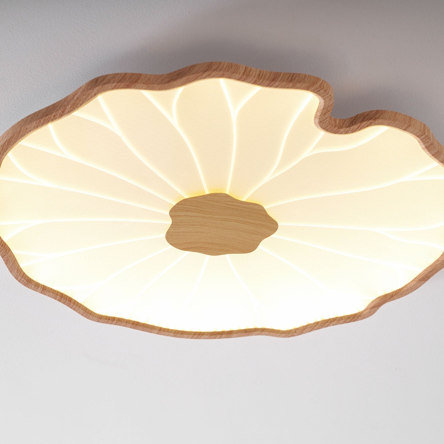 Zoltaria | Organische Gebogen Bladblad Opbouw Plafondlamp
