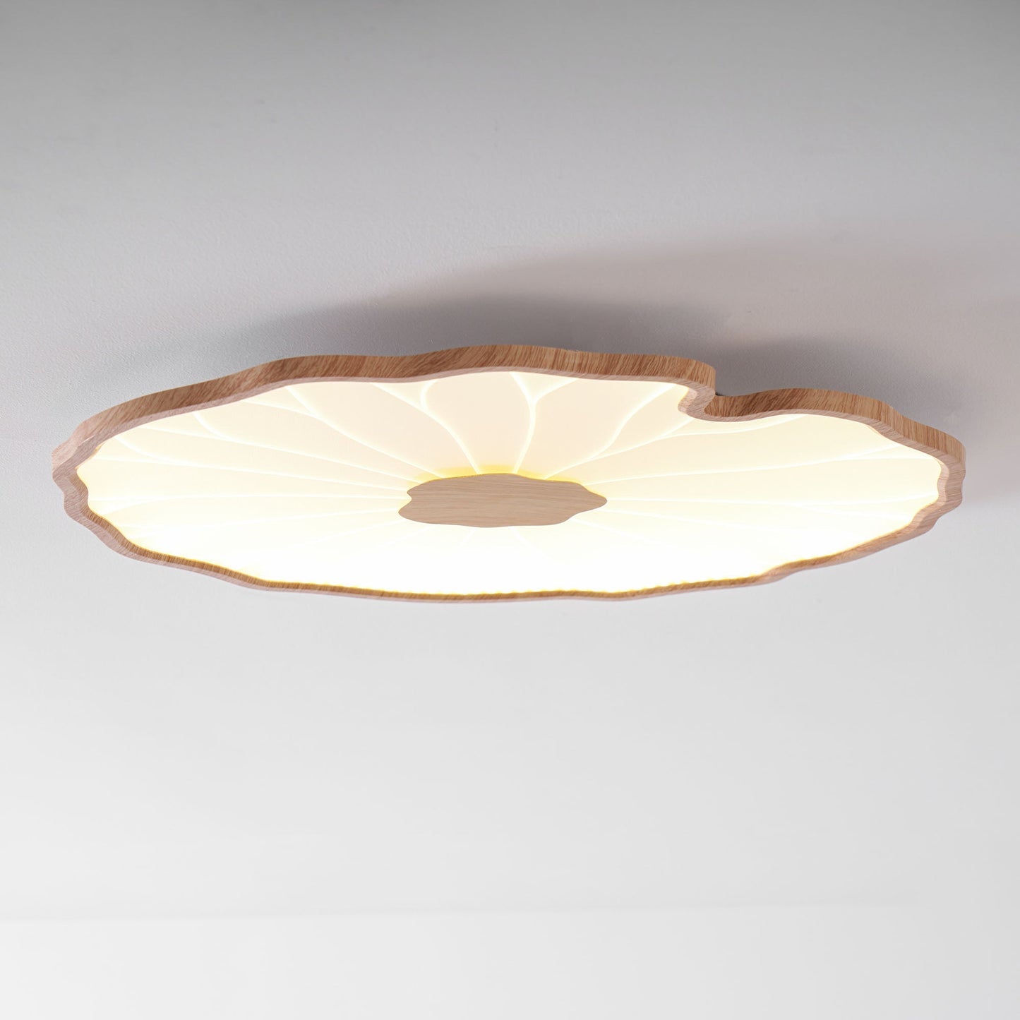 Zoltaria | Organische Gebogen Bladblad Opbouw Plafondlamp