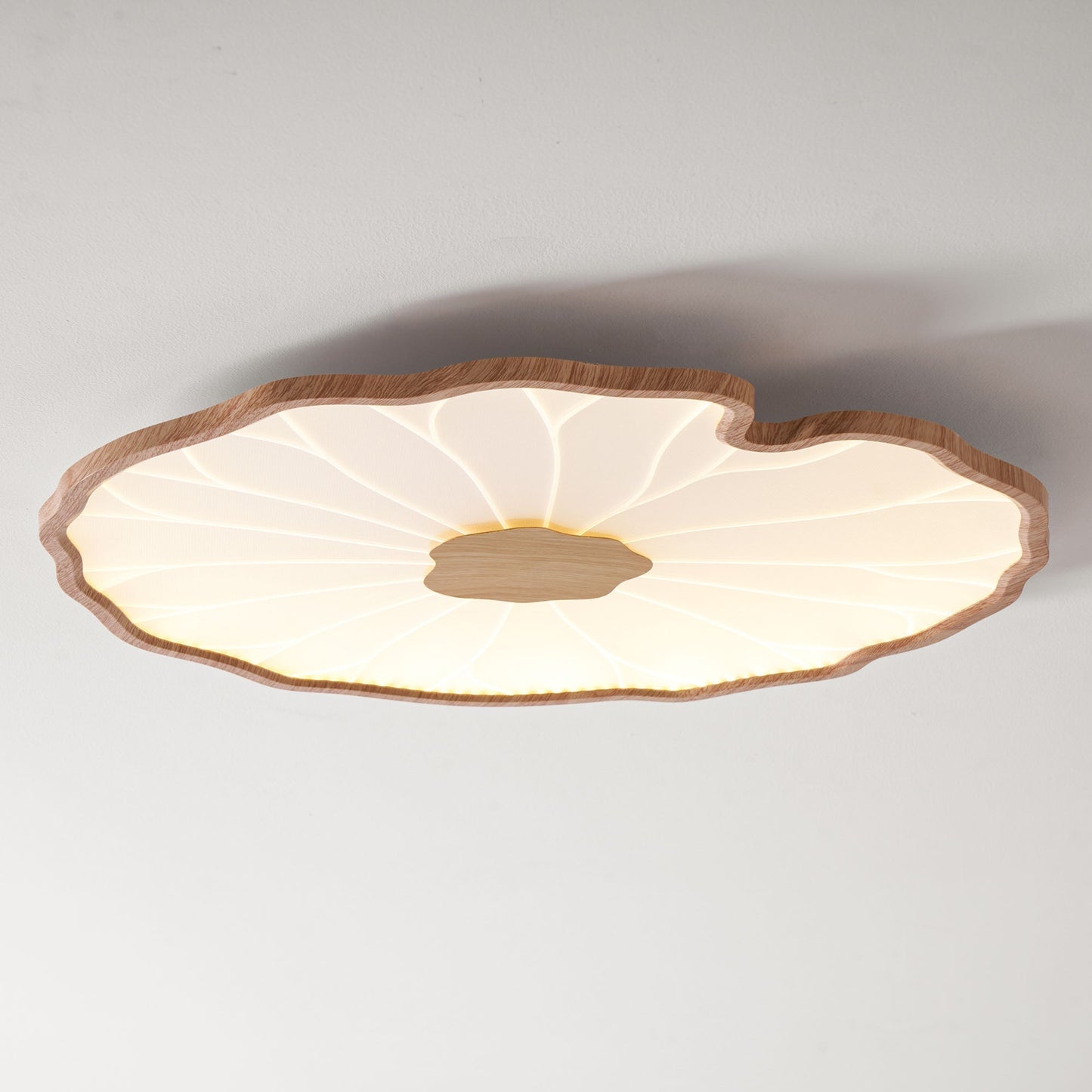 Zoltaria | Organische Gebogen Bladblad Opbouw Plafondlamp
