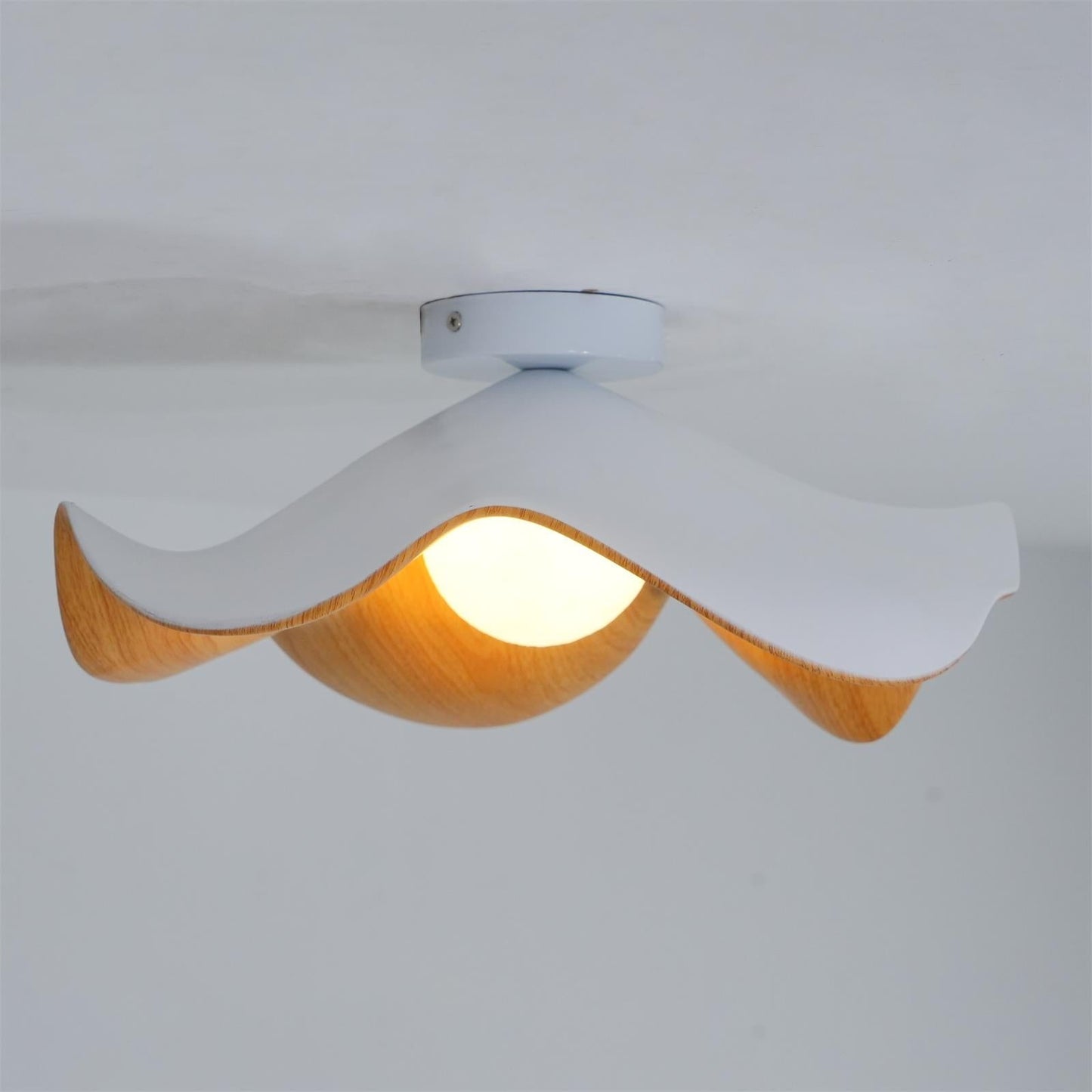 Calisthra | Biophilische gelaagde golf opbouw plafondlamp