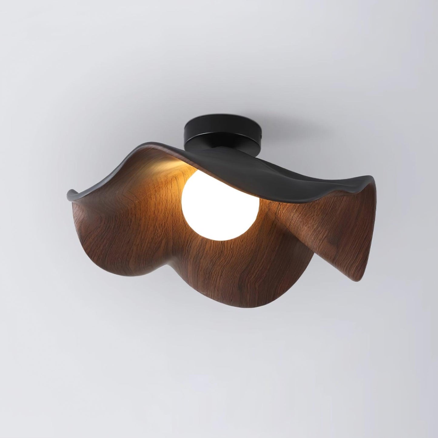 Calisthra | Biophilische gelaagde golf opbouw plafondlamp