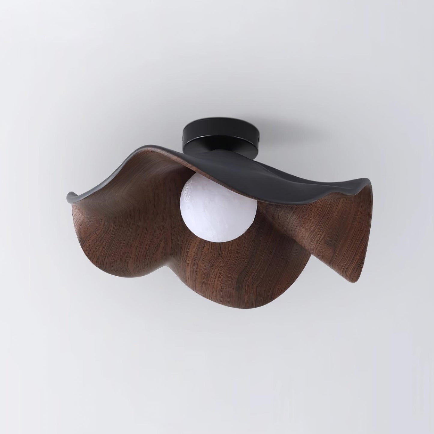 Calisthra | Biophilische gelaagde golf opbouw plafondlamp