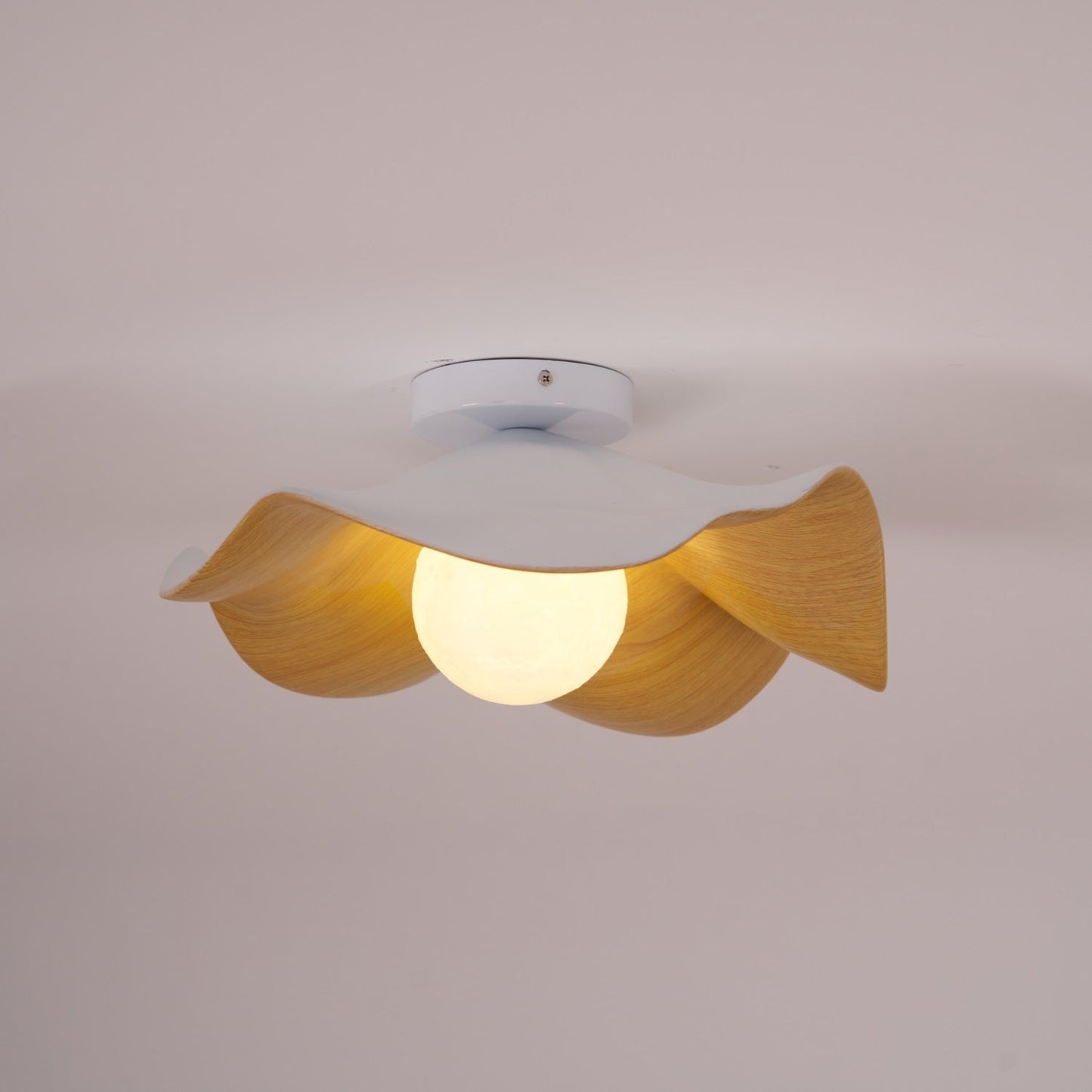 Calisthra | Biophilische gelaagde golf opbouw plafondlamp