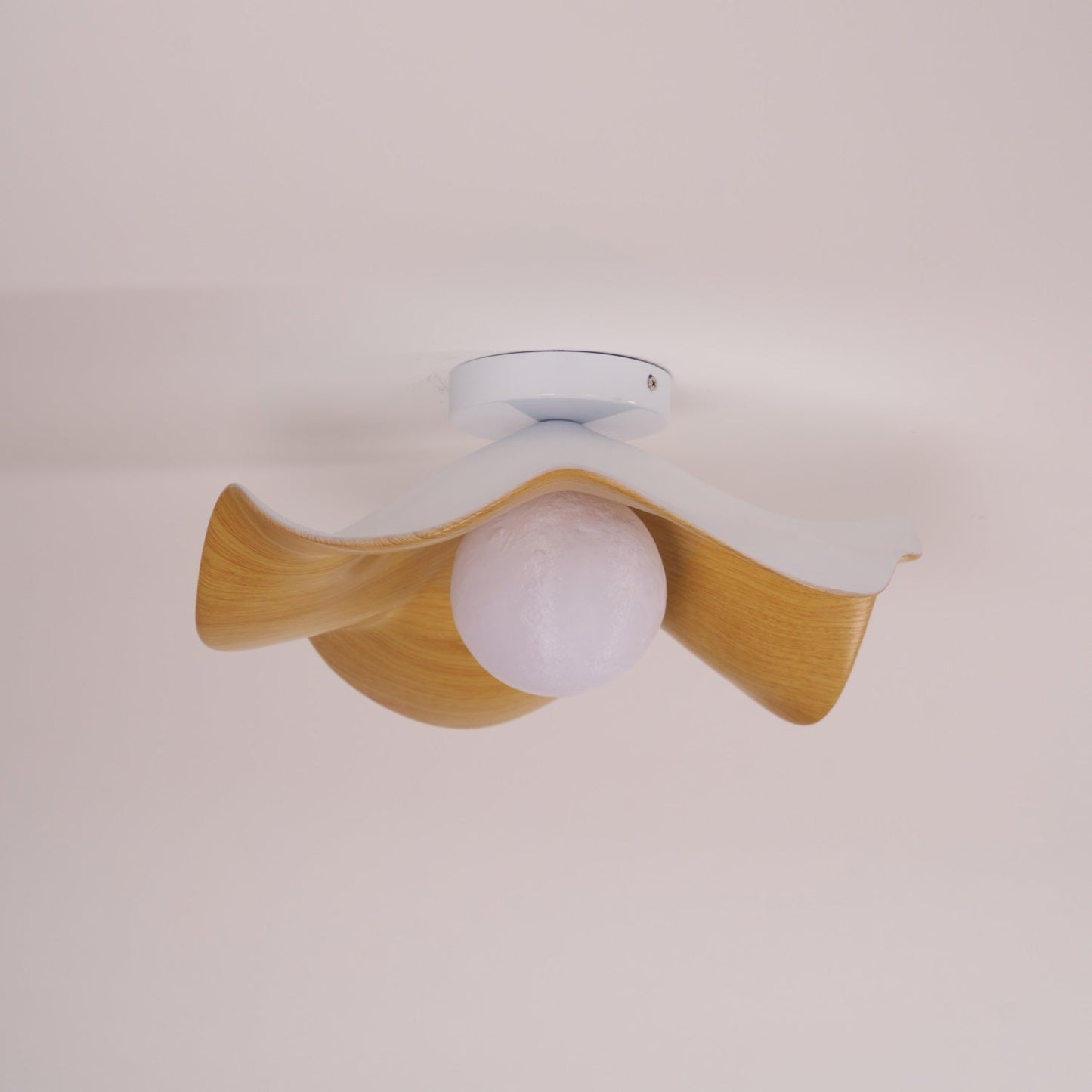 Calisthra | Biophilische gelaagde golf opbouw plafondlamp