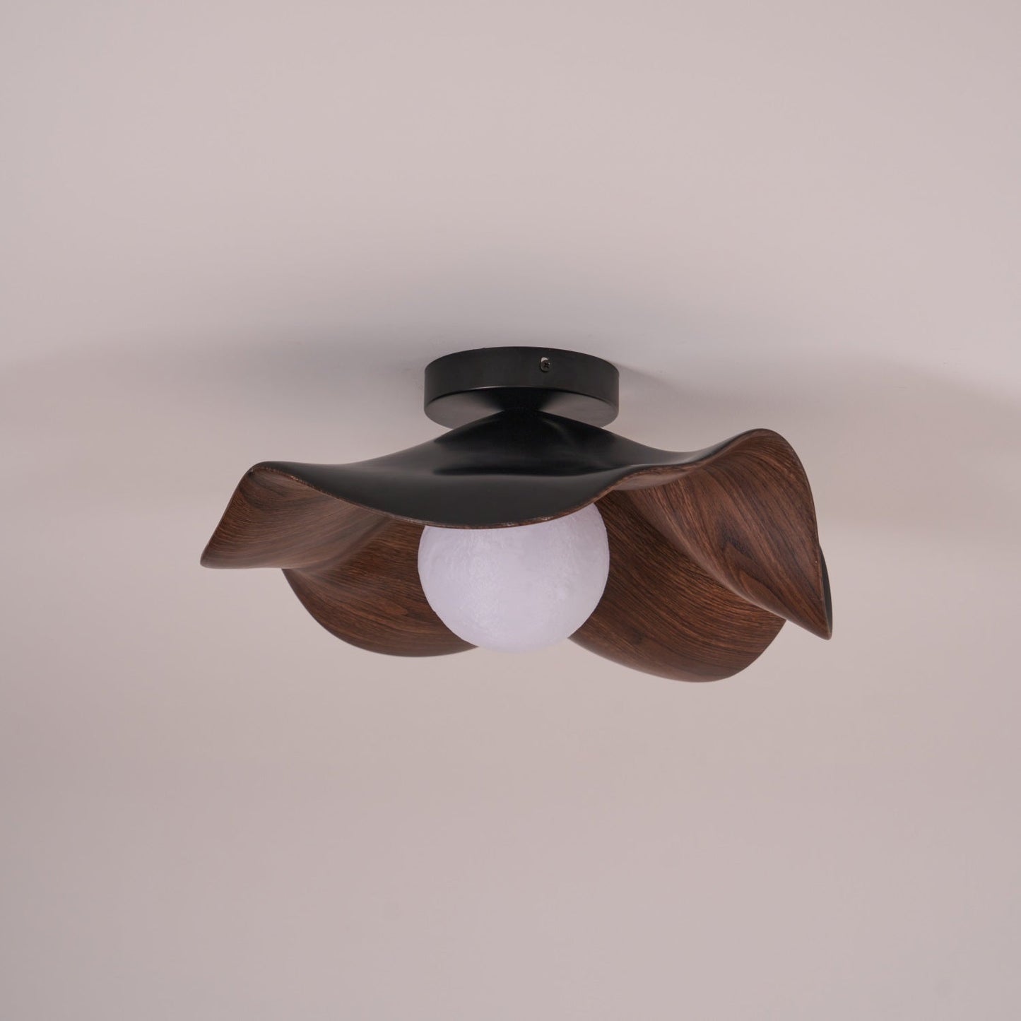 Calisthra | Biophilische gelaagde golf opbouw plafondlamp