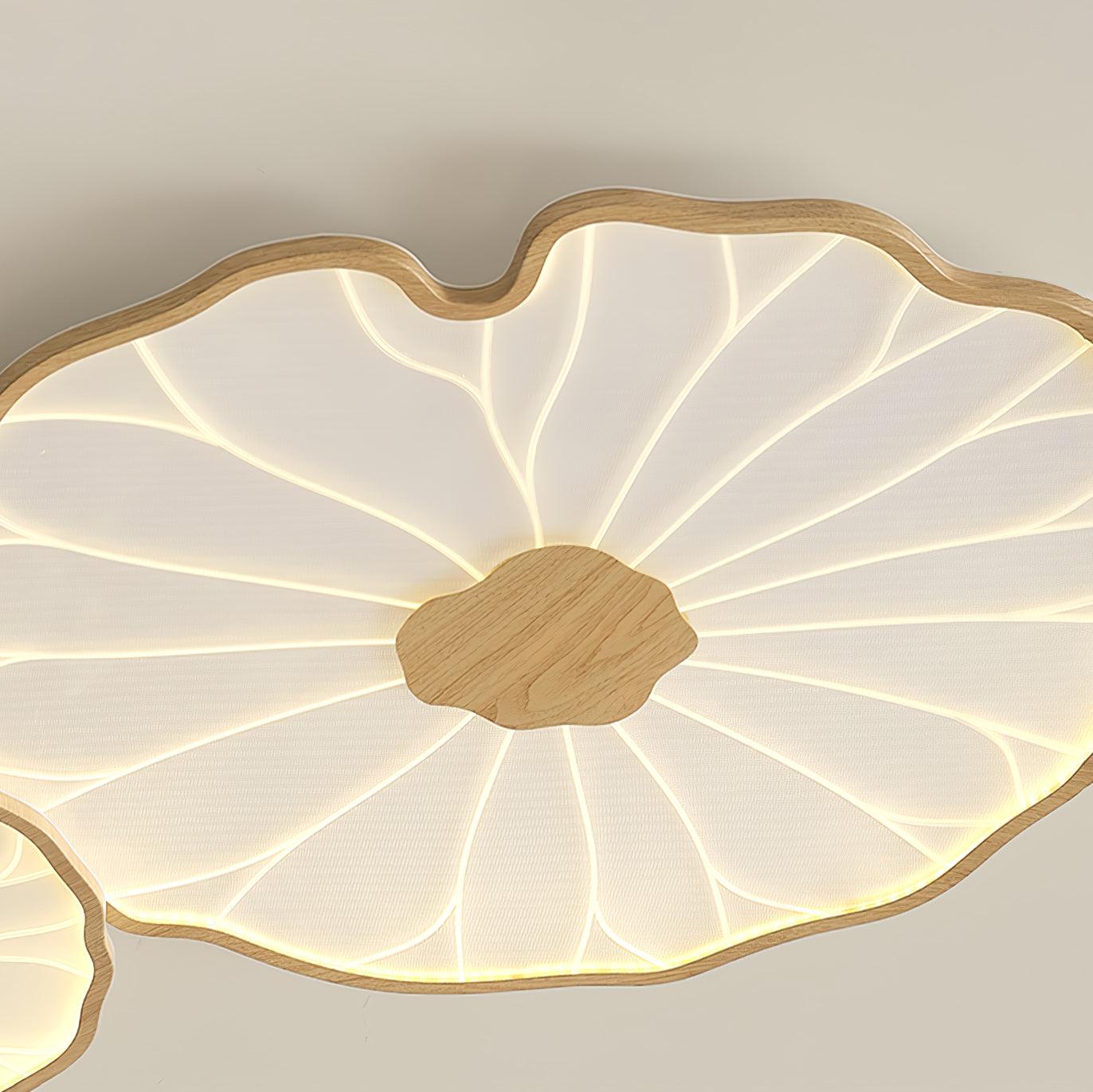 Zoltaria | Organische Gebogen Bladblad Opbouw Plafondlamp