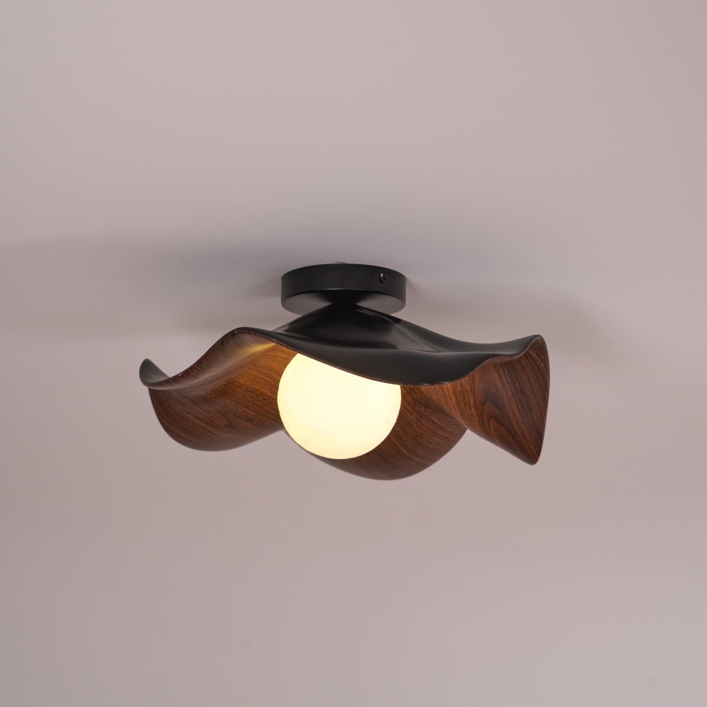 Calisthra | Biophilische gelaagde golf opbouw plafondlamp
