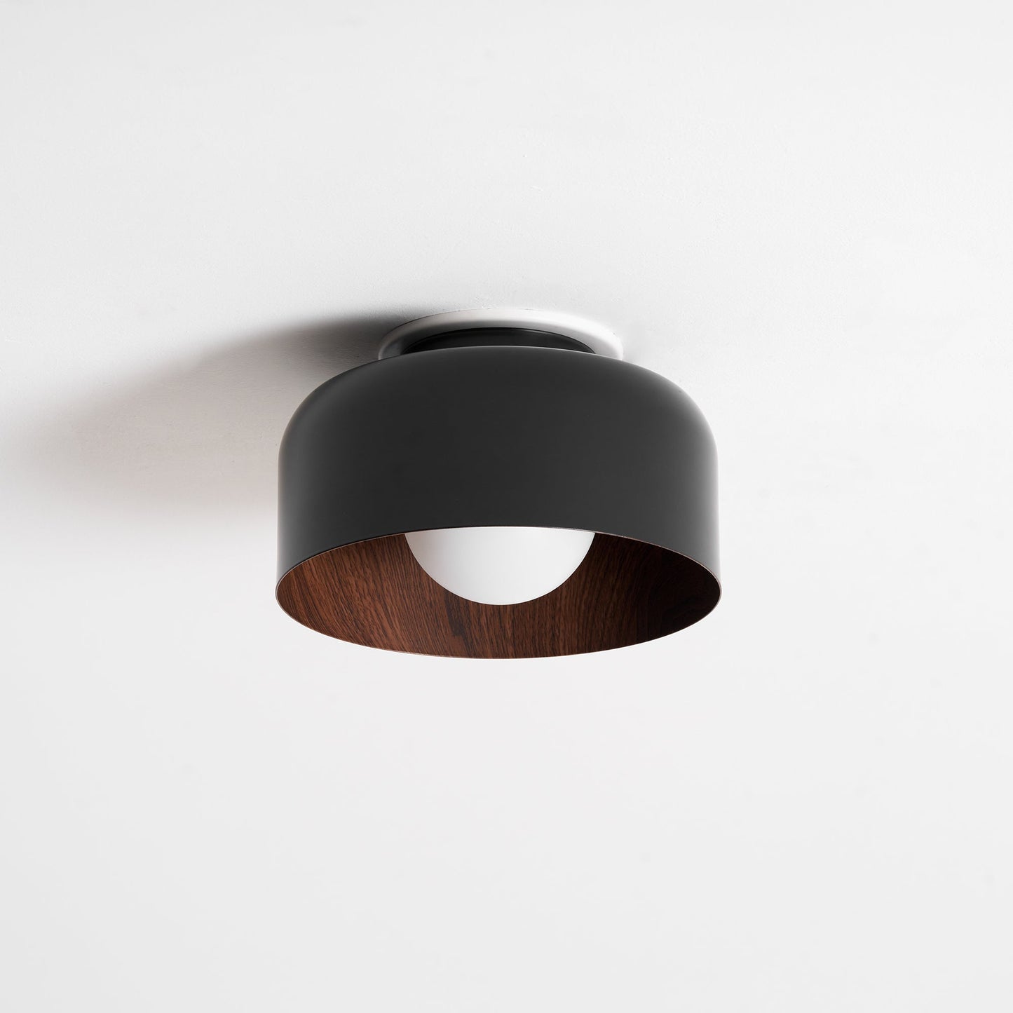 Vervante | Architectonische Gebogen Houtnerf Gestructureerde Plafondlamp