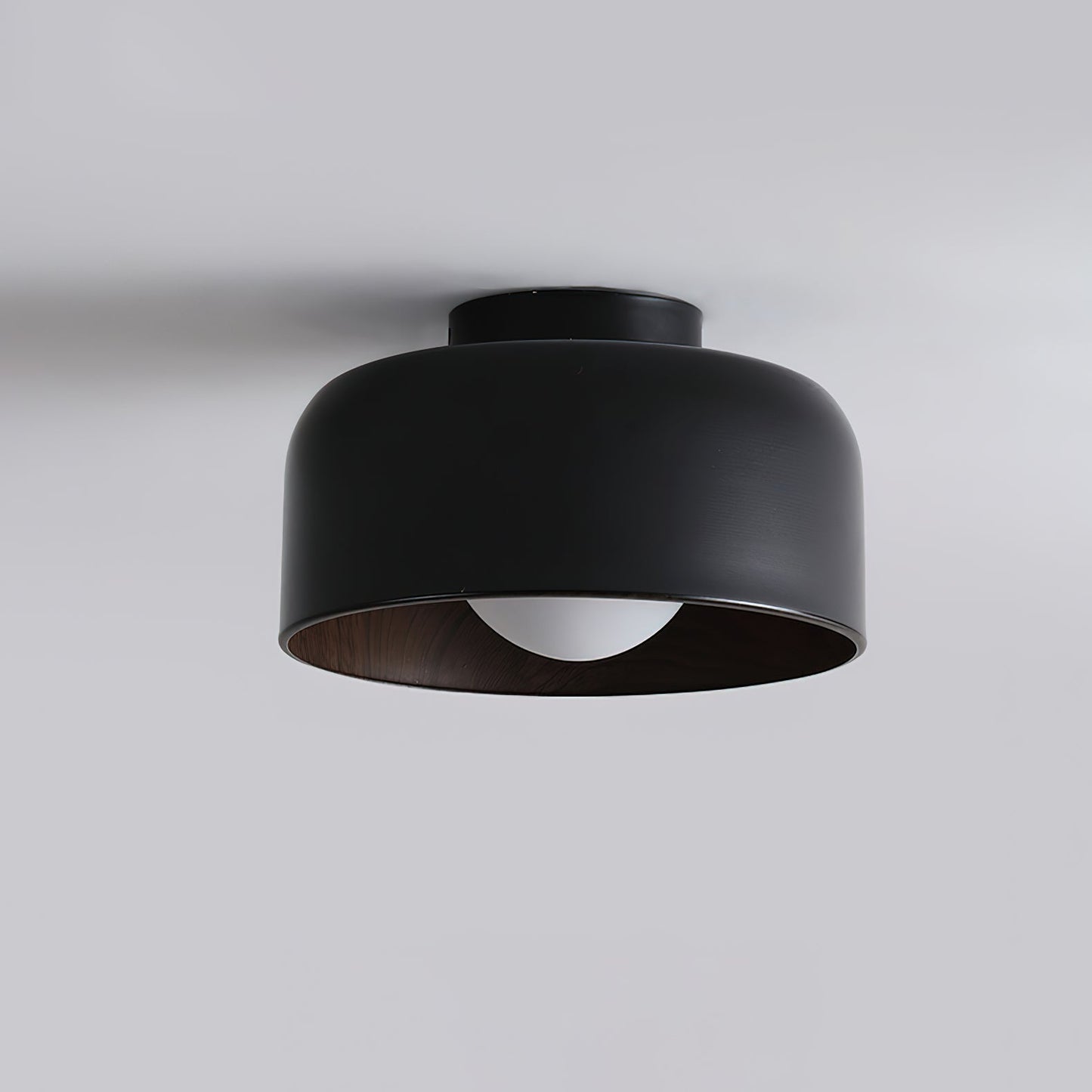 Vervante | Architectonische Gebogen Houtnerf Gestructureerde Plafondlamp