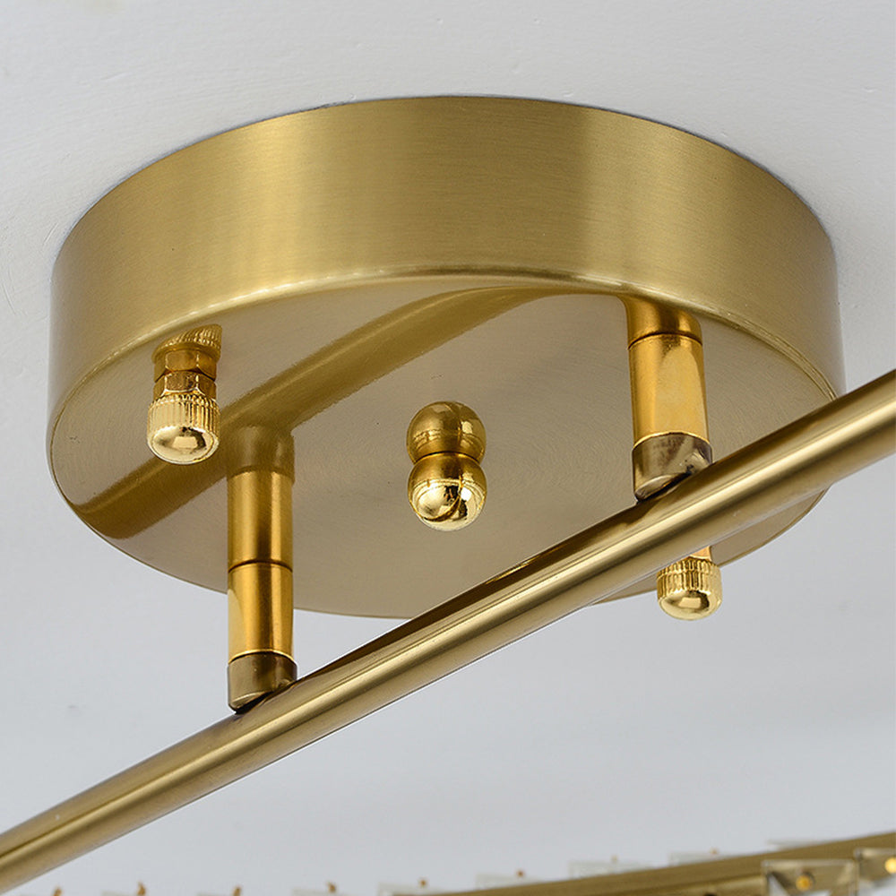 Crysella | Hedendaagse Stralende Kristallen Halo Ring Plafondlamp