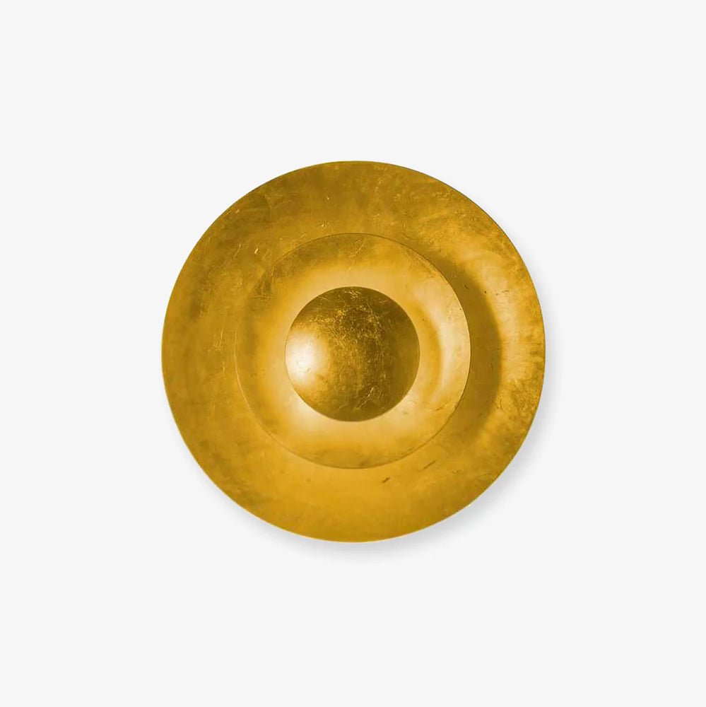 Aerish | Luxe Sculpturale Blad Vergulde Vintage Wandlamp