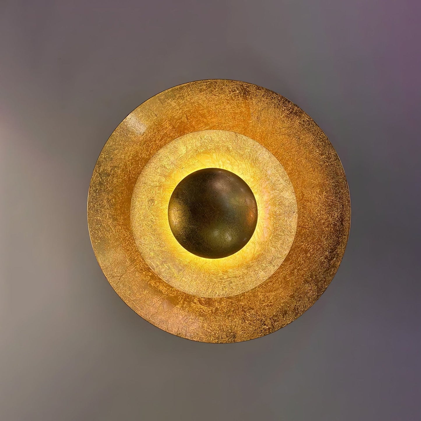 Aerish | Luxe Sculpturale Blad Vergulde Vintage Wandlamp