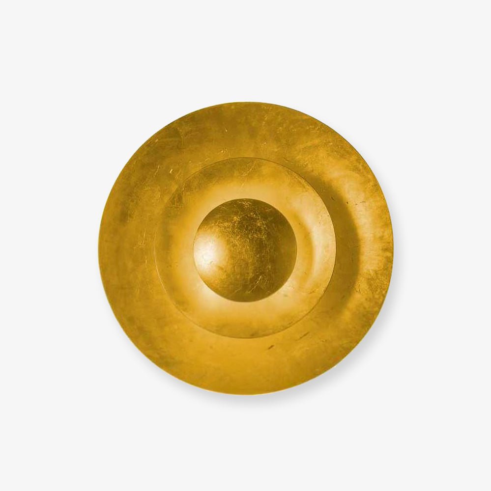 Aerish | Luxe Sculpturale Blad Vergulde Vintage Wandlamp