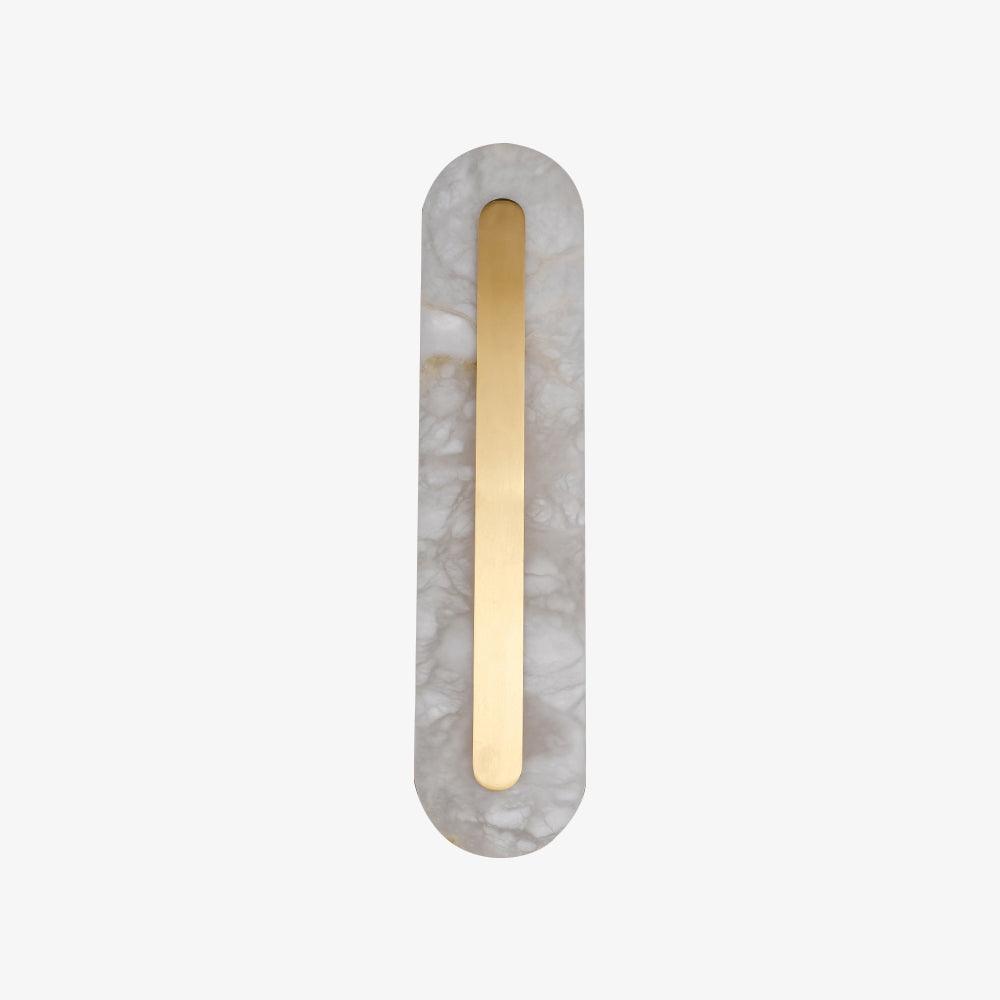 Corinthia | Albast cilindrische doorschijnende stenen wandlamp