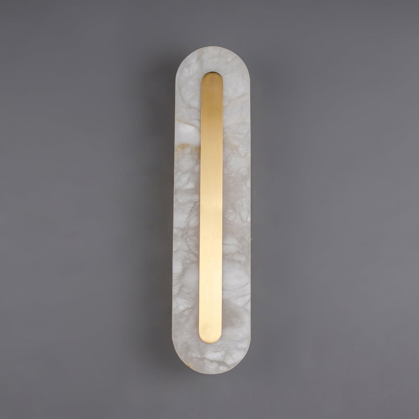 Corinthia | Albast cilindrische doorschijnende stenen wandlamp