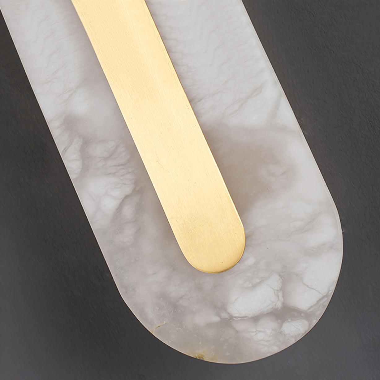 Corinthia | Albast cilindrische doorschijnende stenen wandlamp